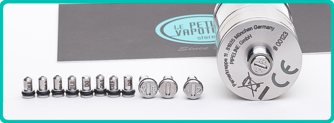 Pins d'airflow de l' Atomiseur Muted RTA